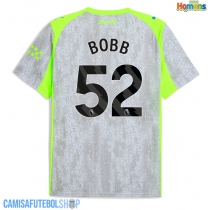 Camisa de time de futebol Manchester City Oscar Bobb #52 Replicas 3º Equipamento 2025-26 Manga Curta